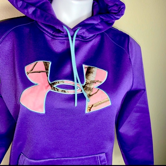 Under Armor Purple Hoodie - Picture 1 of 5
